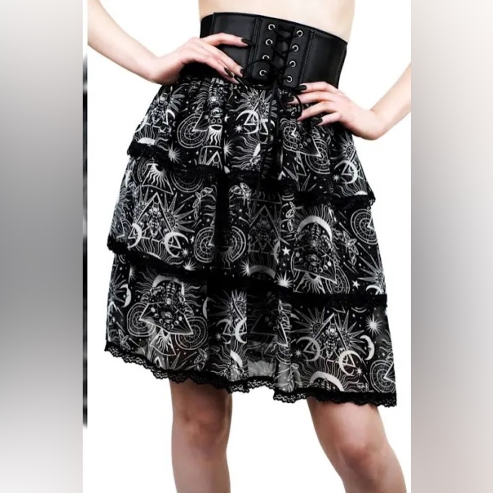 Killstar New Moon Corset Skirt